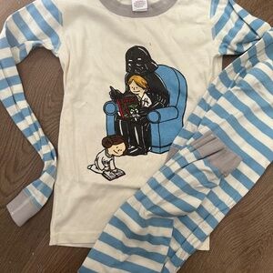 Star Wars Hanna Andersson LS pajamas size 12